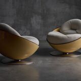 Esfera lounge chairs by Ricardo Fasanello, Brazil, late 1960s