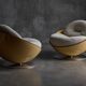 Esfera lounge chairs by Ricardo Fasanello, Brazil, late 1960s