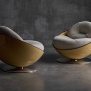Esfera lounge chairs by Ricardo Fasanello, Brazil, late 1960s