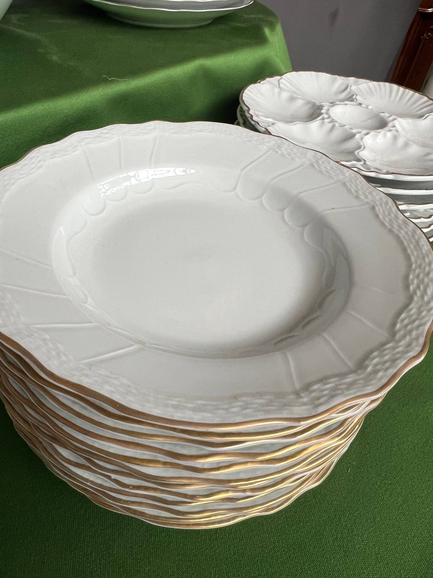 La porcelaine de Baudour. Service de table.