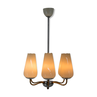 Mid-Century Chandelier by DRUKOV, 1950s