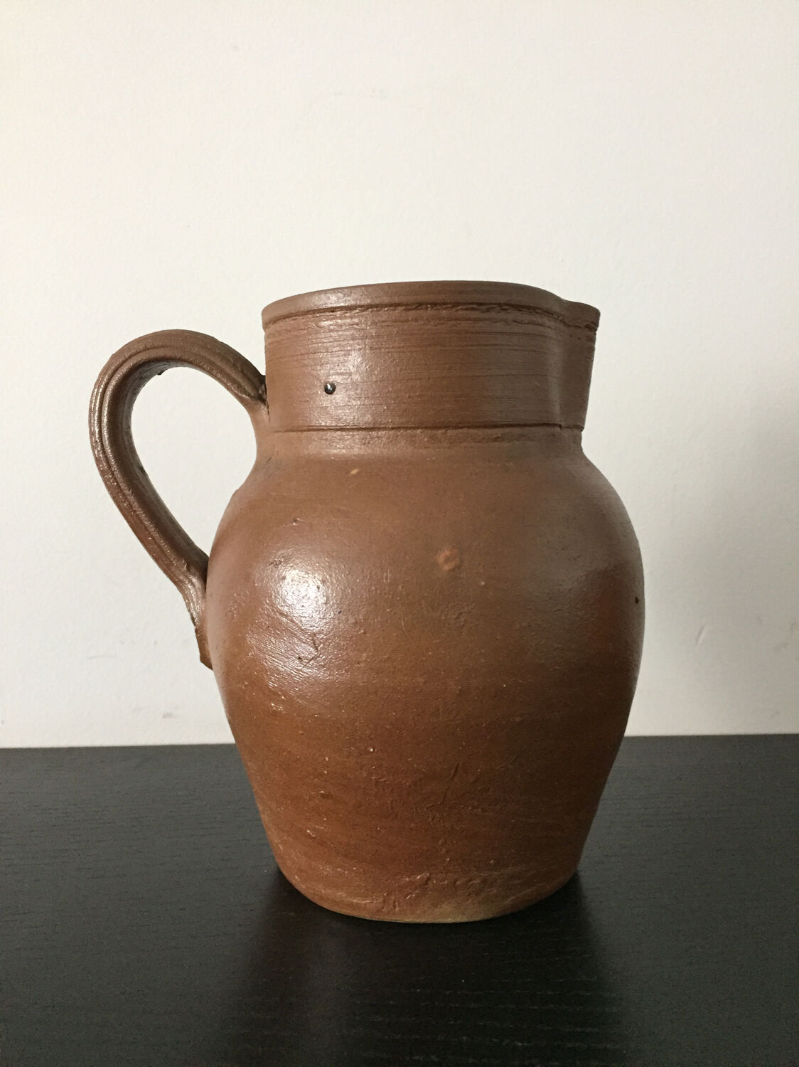 Handmade pottery jug pot