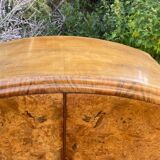 Small Art Deco cabinet 1930 in elm burl