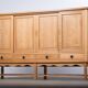 Brutalist Oak Sideboard attributed to Henning Kjærnulf, Denmark, 1960s