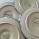 6 oyster plates Henriot Quimper decor 137 hand-painted