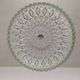 Italian XL dome pendant light in blown glass, 60s-70s