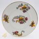 6 Dessert plates and a serving dish, M-Fres.