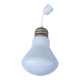 Suspension en verre forme ampoule