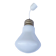 Suspension en verre forme ampoule