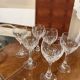 6 crystal water glasses from Lorraine