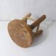 small teak stool
