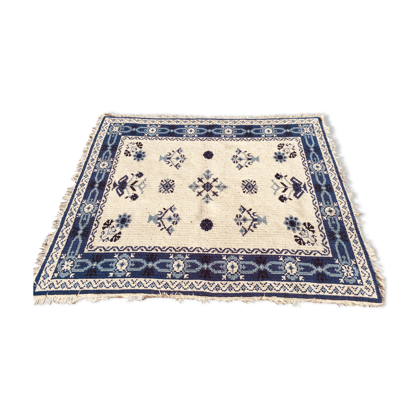 Rugs made wool hands Morocco 1950 - 180x200cm