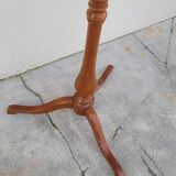 Psyche barber mirror with tripod base in cherry wood with system