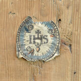 German hand painted cabinet from 1812