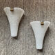 Pair of vintage wall lamps from the 60s in Perspex