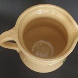 Alsatian glazed terracotta pitcher from Soufflenheim, early 20th century