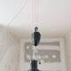 Vintage pulley hanging