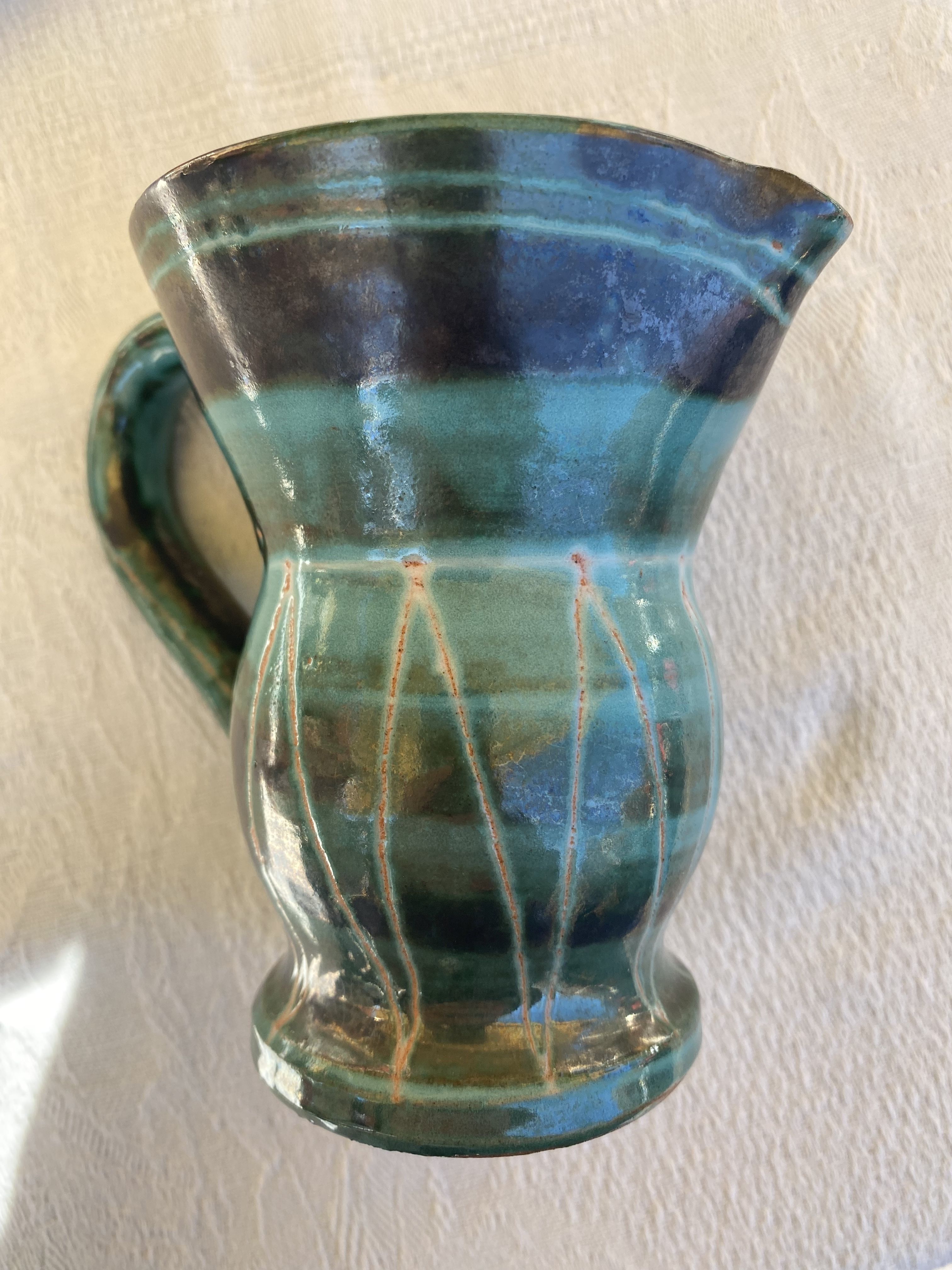 Vallauris pitcher signed Robert Picault