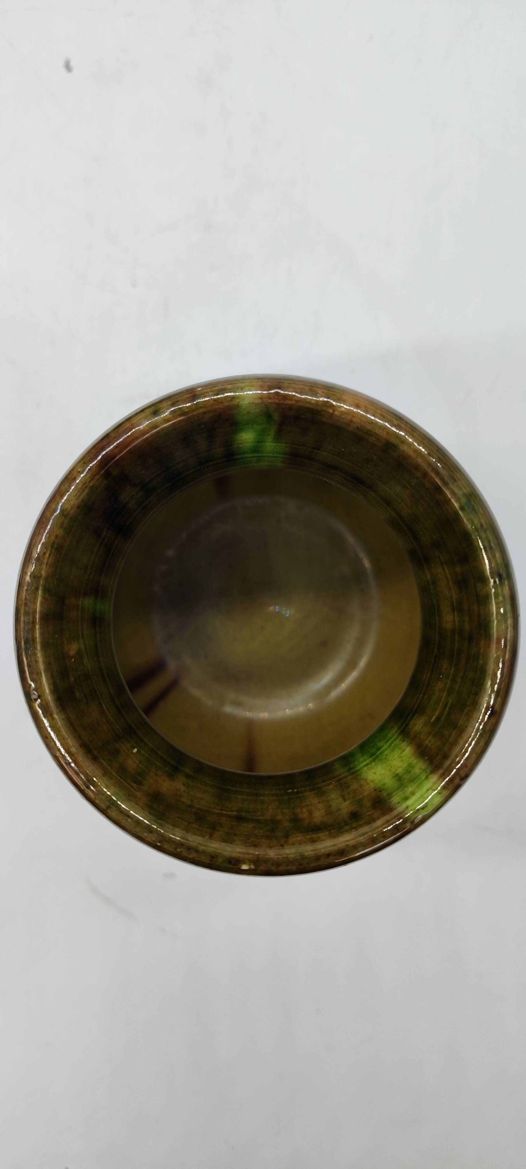 old Vallauris ceramic vase ceramist Calvas Blanchon h 19 cm