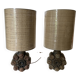 Pair of Bernard Rooke lamps, 1970