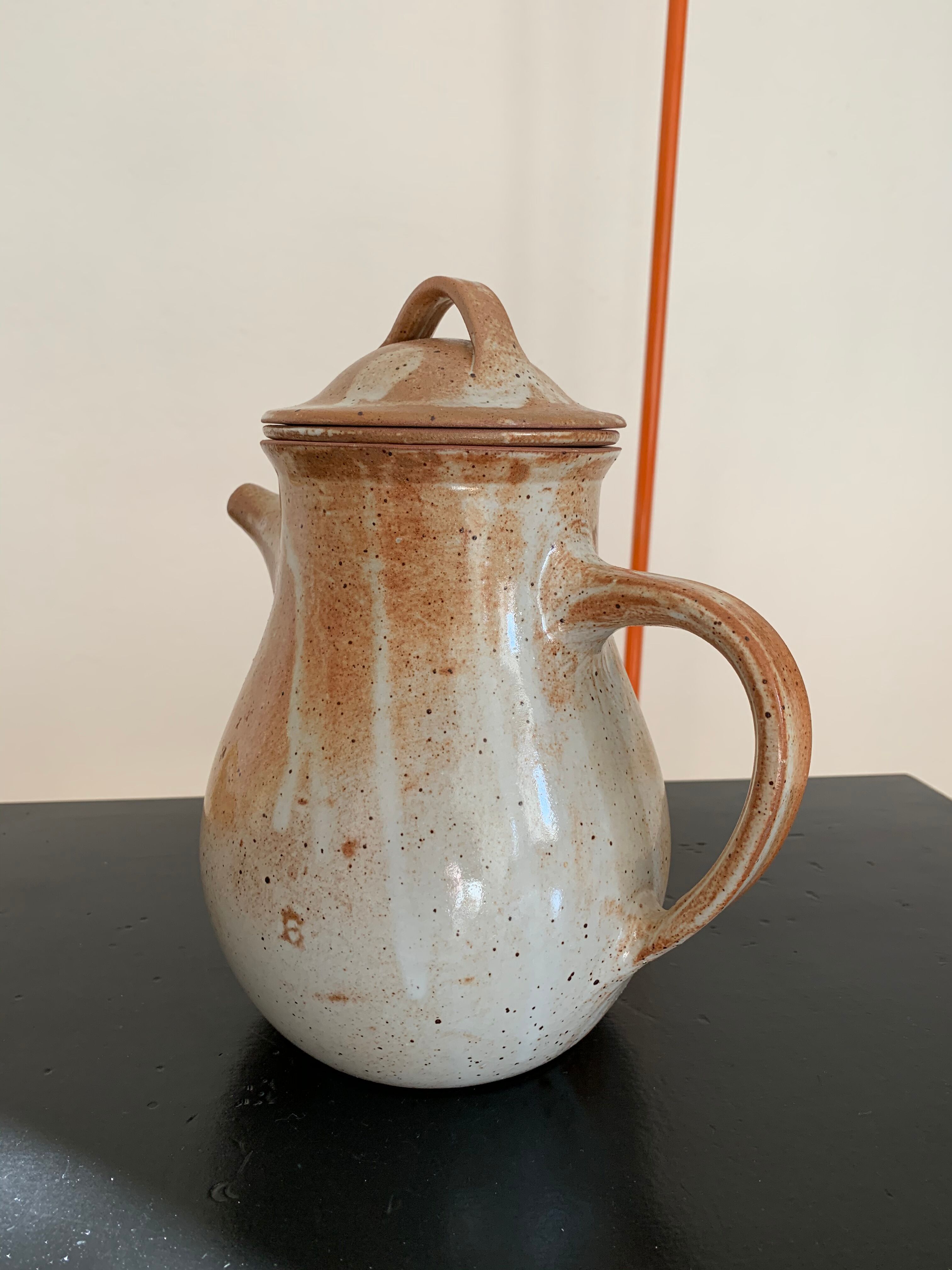 Théière grès vintage