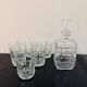 Luminarc Quadrille whisky service: decanter & 6 glasses from the 1970s.