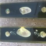 6 resin knife holders with shellfish inclusion year 60
