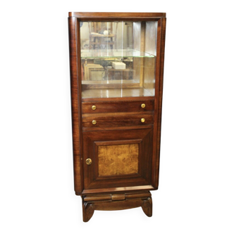 Art Deco Period Walnut Silver Cabinet