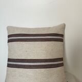 Beige linen cushion
