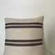 Beige linen cushion