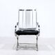 Henri Pouenat chair and "Schneider" ottoman