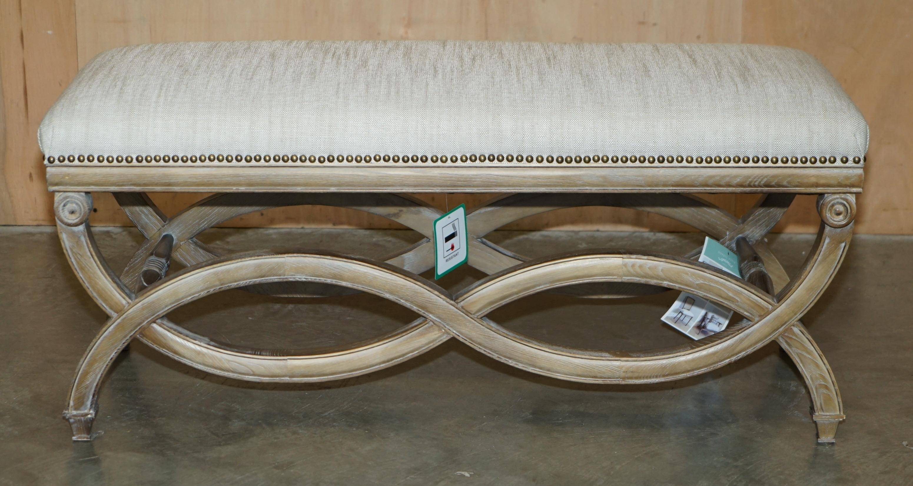 Regency style banquette - Dressing table or double piano stool