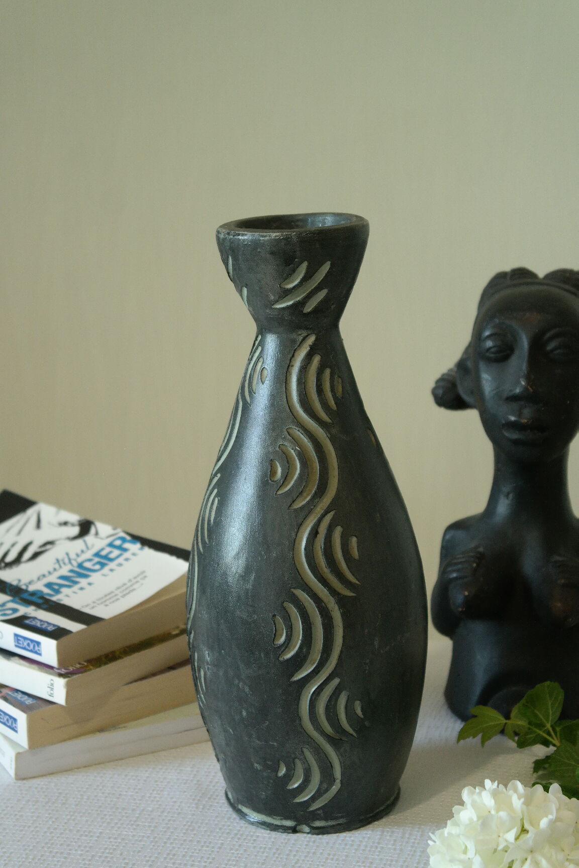 Ceramic vase GERUNDA SPAIN vintage brutalist