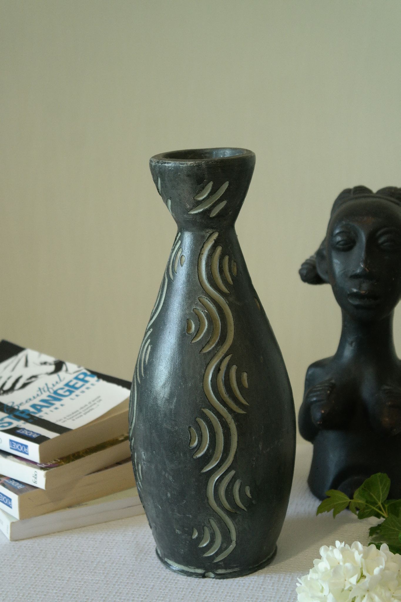 Ceramic vase GERUNDA SPAIN vintage brutalist