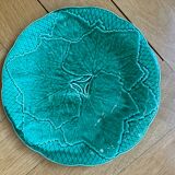 Gien leaf slip dessert plates