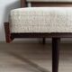 Teak daybed by Hans J. Wegner for Getama, Danish design.