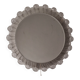Large circular Boho wall lights with mirror in melted ice acrylic, 1970s