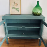 Top of glass buffet china cabinet