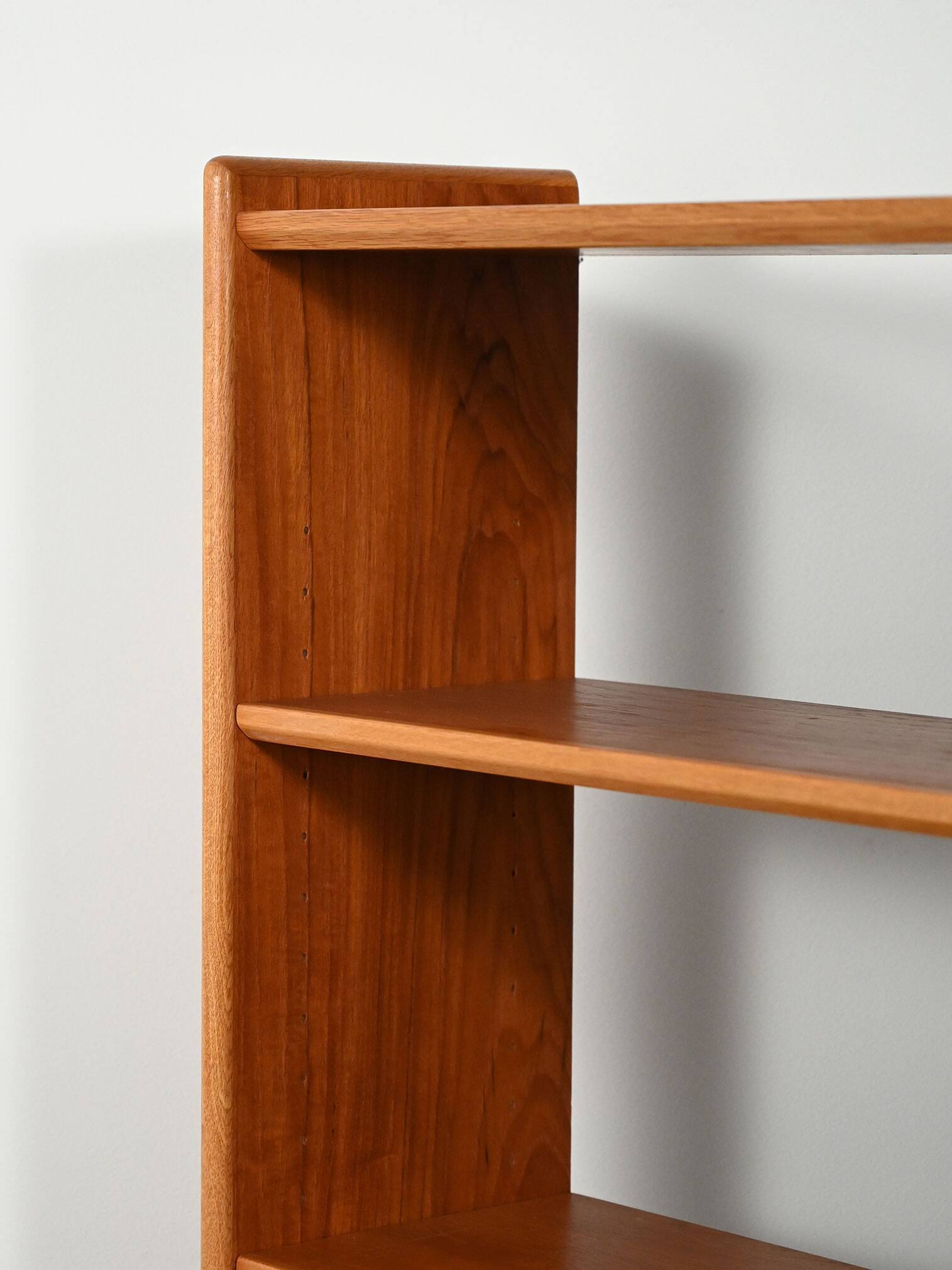 Scandinavian teak bookcase with cabinet, 1960s