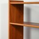 Scandinavian teak bookcase with cabinet, 1960s