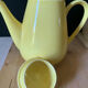 Yellow coffee jug