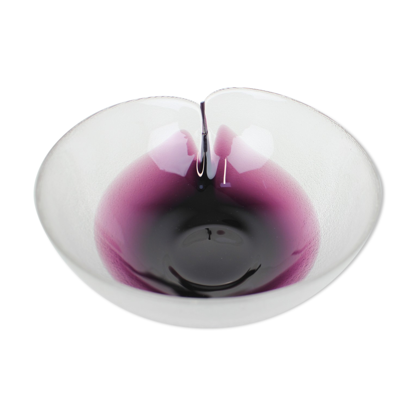 Mid-Century Bowl Designed by Jiri Suhajek for Crystalex , 1970's