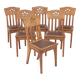 Set de 6 chaises Art Nouveau par Léon Jallot
