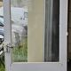 Interior door in wood, glazed, nineteenth