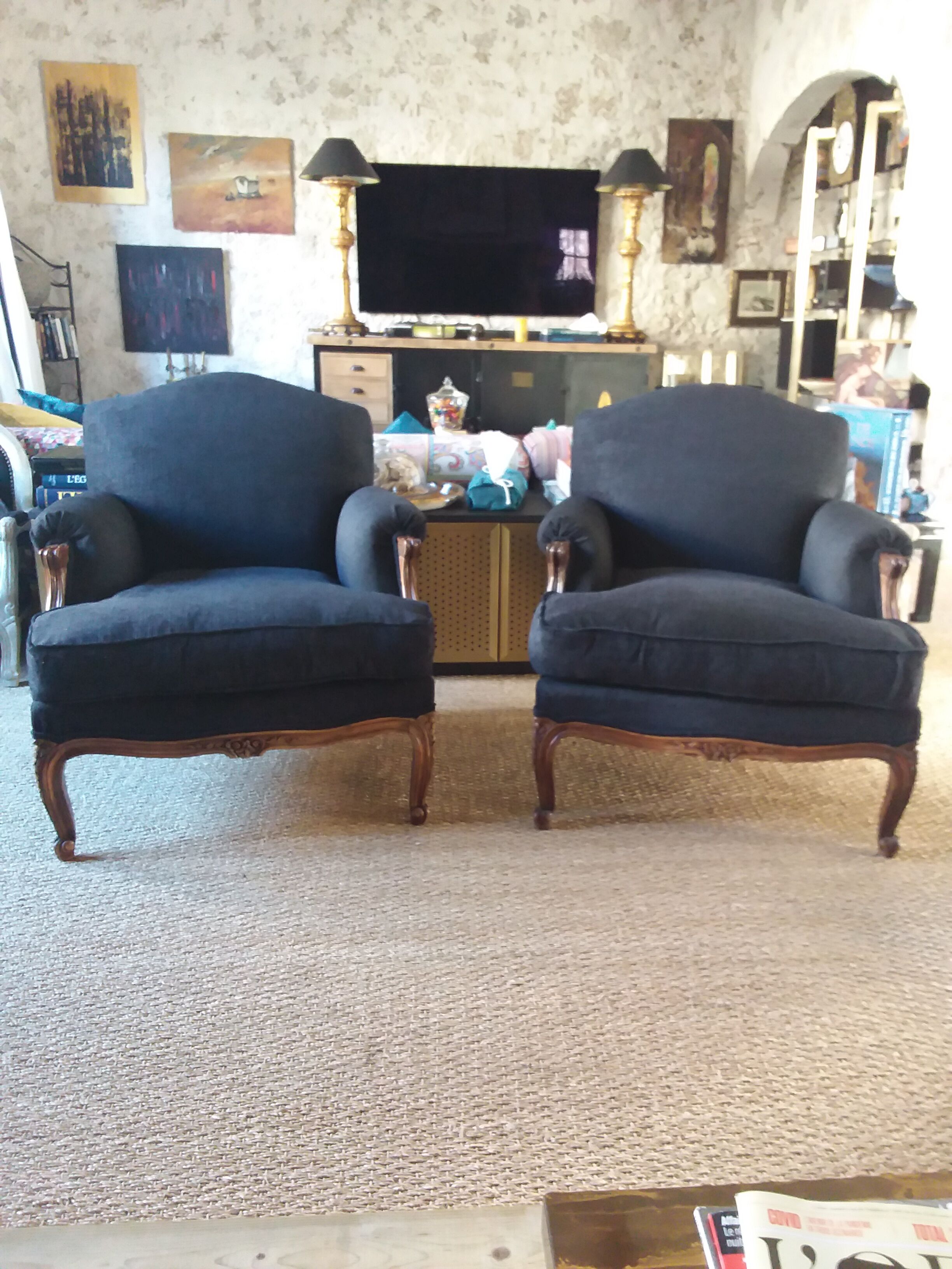 Pair of armchairs