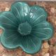 CAB Art Ceramics of Bordeaux - Large green art-deco centerpiece