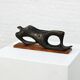 Marc de Bruyn (1924–2009) — Bronze abstract female sculpture