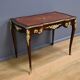 Rosewood, mahogany, and rosewood desk-table, Louis XV style – early 20th century.