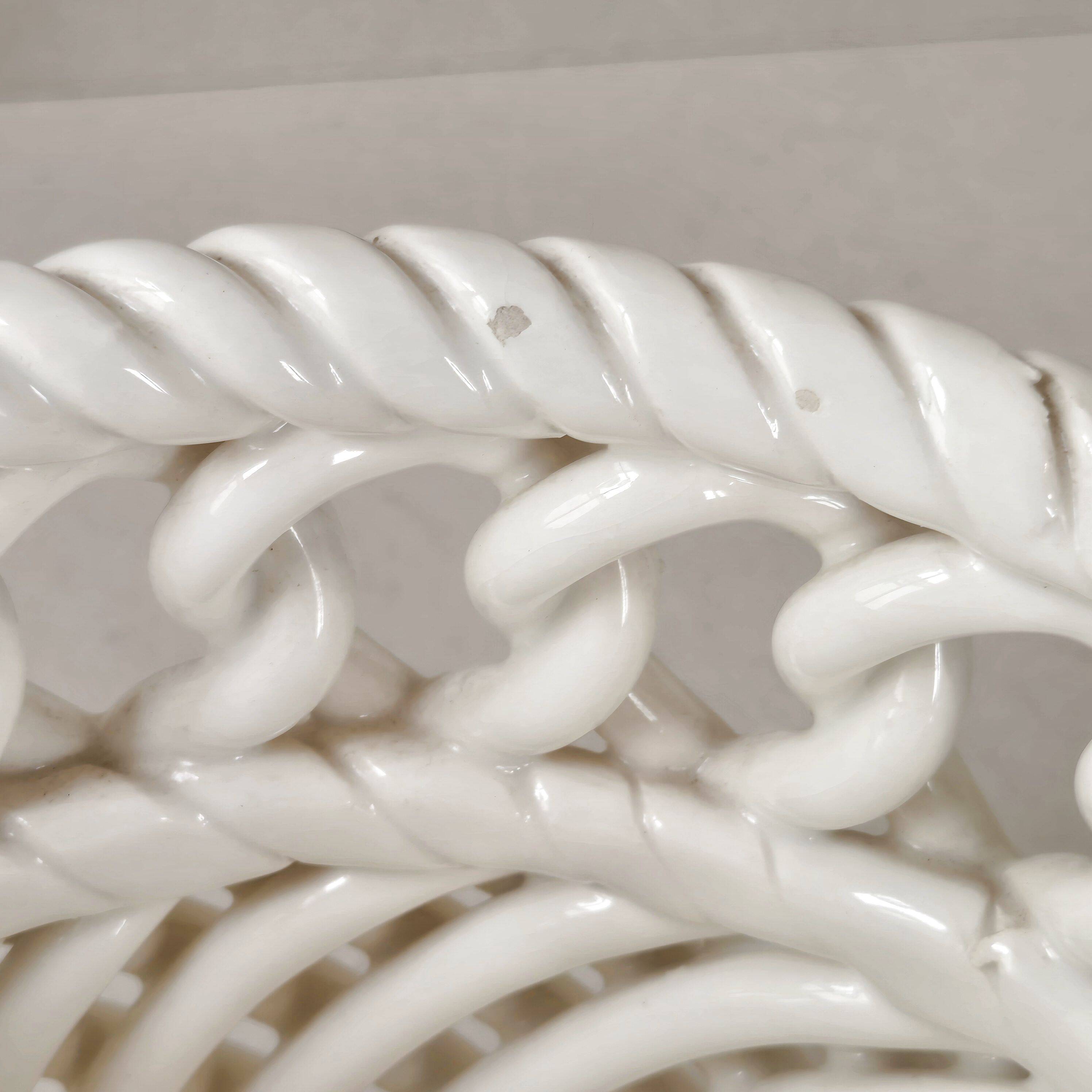 Bassano woven ceramic planter, 1960