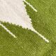 Kilim Moroccan Berber ecru with green patterns 172x103cm